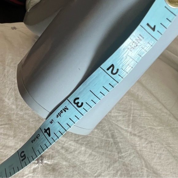 Prada metallic silver leather dual strap mary jane shoes with block heel. - Picture 5 of 14